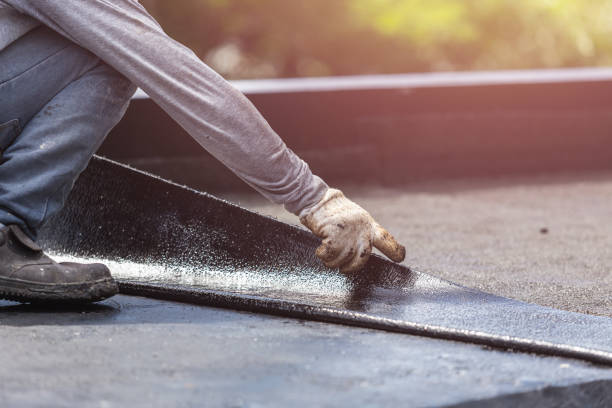 Professional Exterior Waterproofing technician working in Arcadia, WI